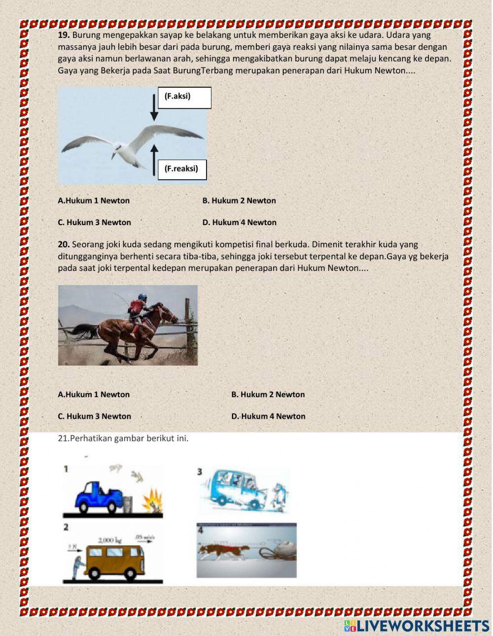 Soal pts ipa ke Free Interactive Worksheets 2428777