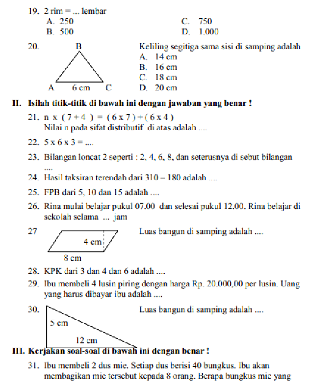 5 Rahasia Cepat Kuasai Soal Matematika Kelas 4 Semester 2 Segi Banyak Agar Nilai Sempurna