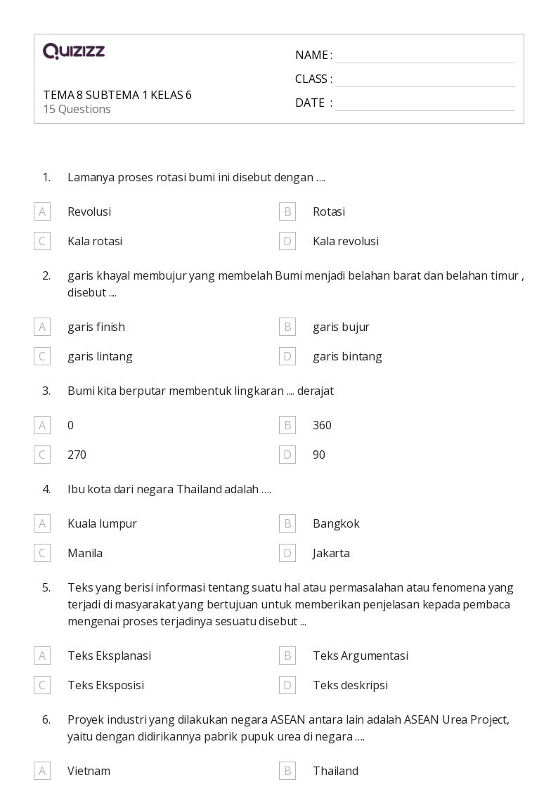 50 lembar kerja revolusi industri untuk Kelas 6 di Quizizz Gratis 50 lembar kerja revolusi industri untuk Kelas 6 di Quizizz Gratis