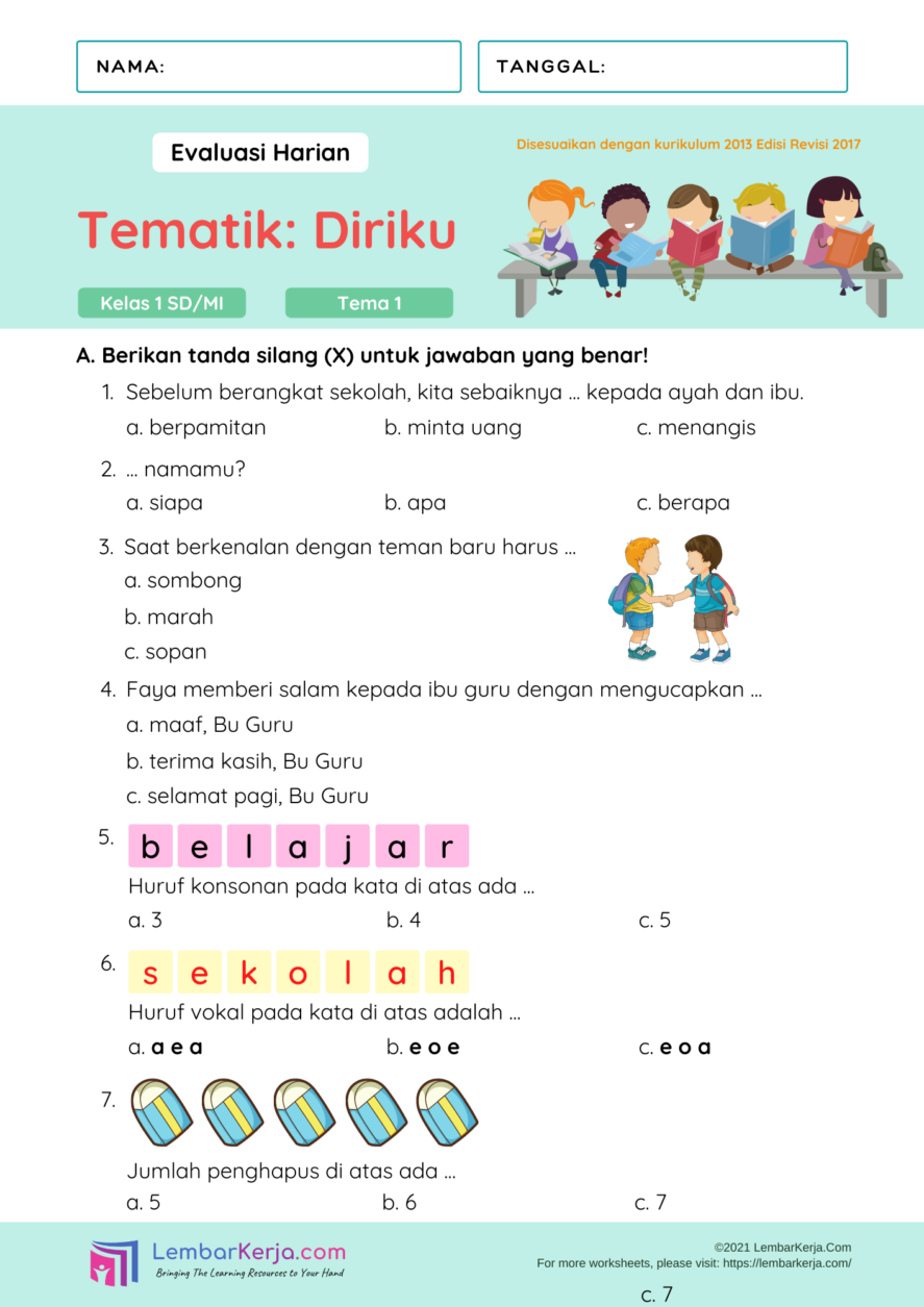 Membangun Fondasi Pembelajaran Contoh Soal Pilihan Ganda Tematik untuk