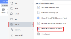 Transformer Wps En Word Convertir Wps Office En Pdf IIHPEQ