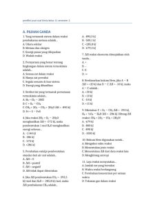 Prediksi Soal Kimia Kelas 11 Semester 2 PDF