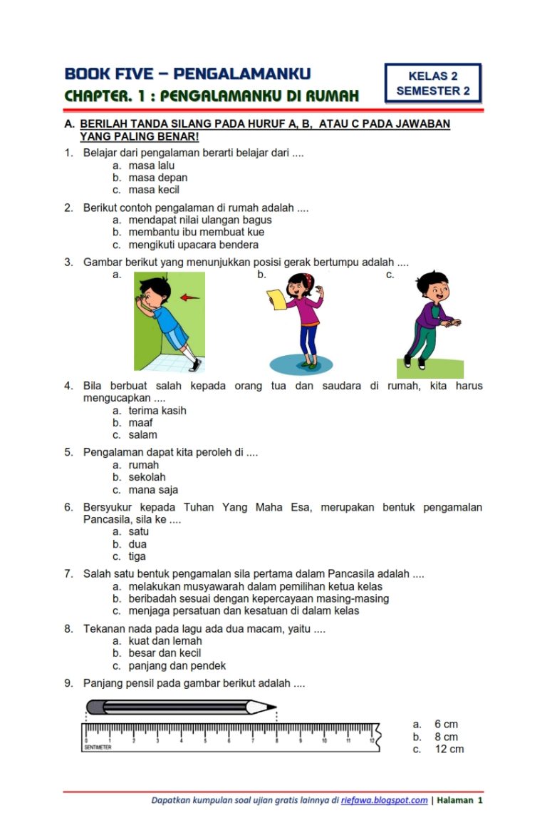 Ternyata Mudah Download Soal PTS Tema 5 Kelas 2 Sekarang