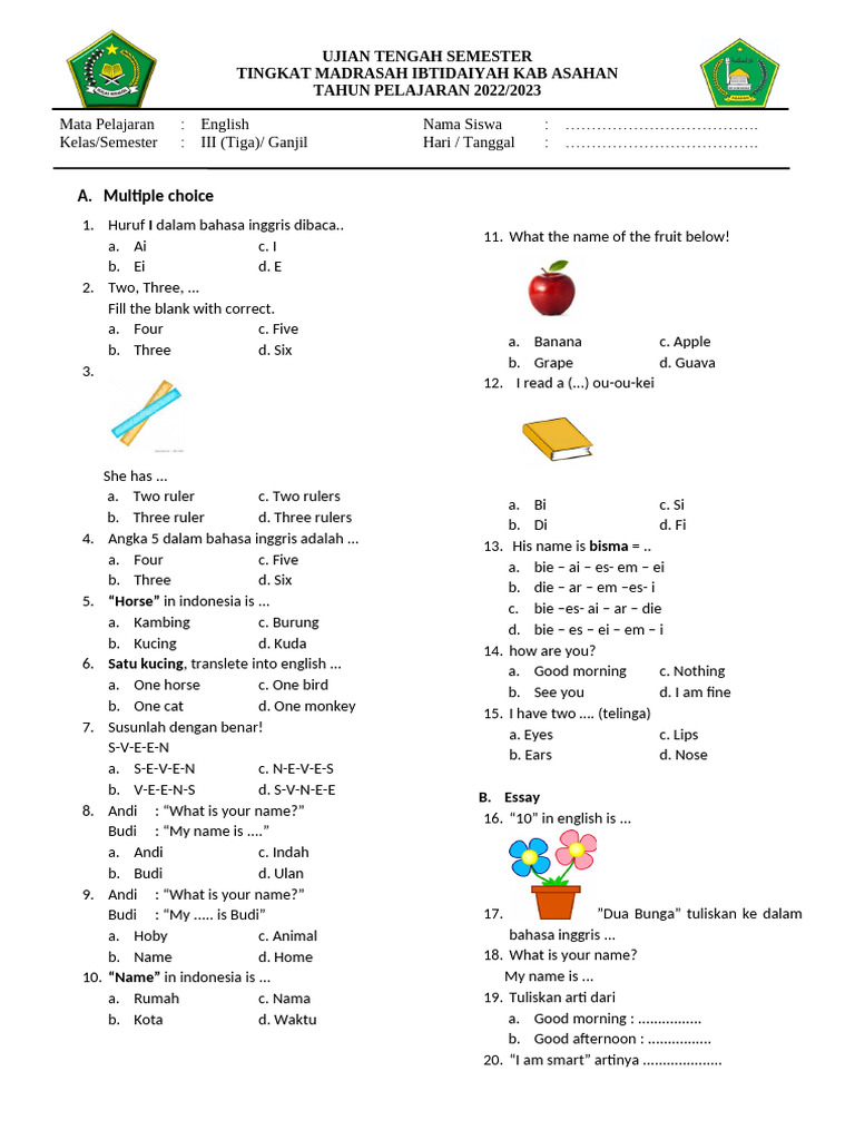 5 Fakta Bank Soal Kelas 4 Semester 1 PDF dari Bimbel Brilian yang Wajib Tahu 5 Fakta Bank Soal Kelas 4 Semester 1 PDF dari Bimbel Brilian yang Wajib Tahu