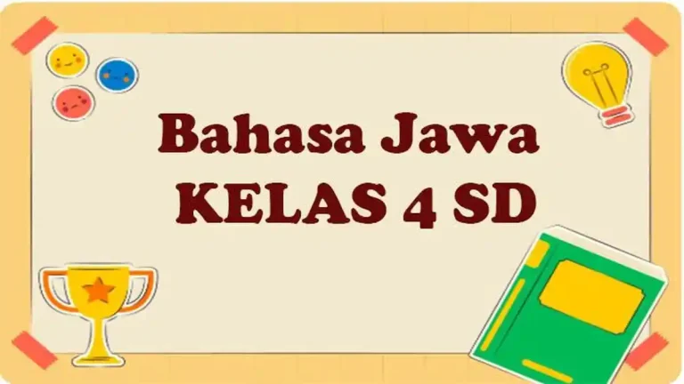 Akhirnya! 5 Lembar Soal Bahasa Jawa Kelas 4 Semester 1 dan Kunci Jawaban Siap Cetak 2026