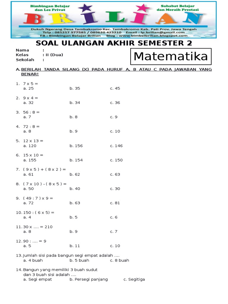 Rahasia Soal PAS Kelas 1 Semester 2 Agama Terungkap