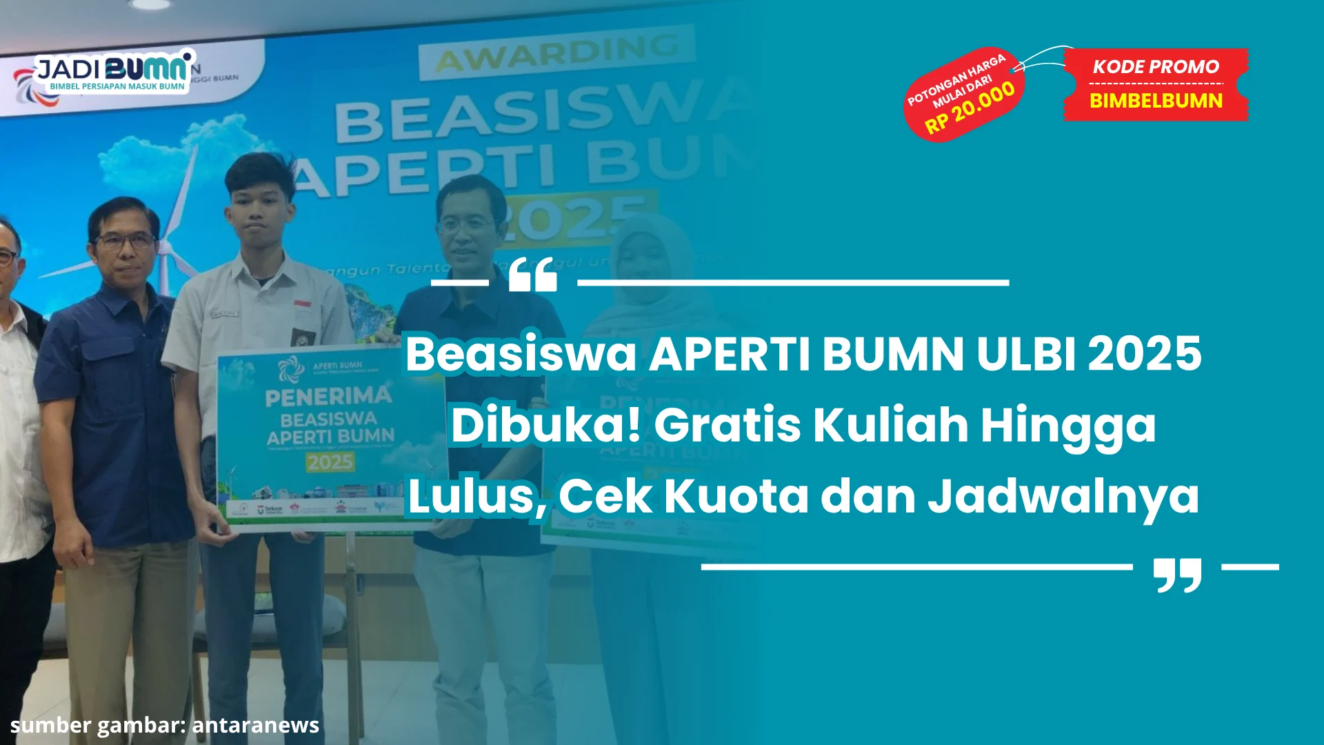 Beasiswa APERTI BUMN ULBI 2025 Dibuka Gratis Kuliah Hingga Lulus Cek Beasiswa APERTI BUMN ULBI 2025 Dibuka Gratis Kuliah Hingga Lulus Cek