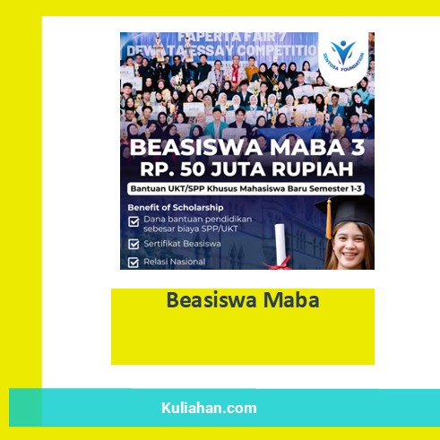 Beasiswa Maba 2025 Sentosa Foundation Beasiswa Maba untuk Diploma dan S1 Beasiswa Maba 2025 Sentosa Foundation Beasiswa Maba untuk Diploma dan S1