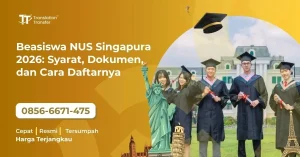 Beasiswa NUS Singapura 2026 Syarat Dokumen dan Cara Daftarnya