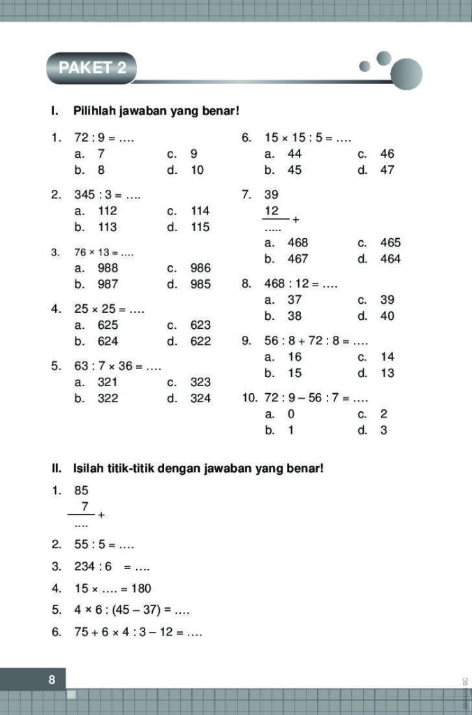 5 Rahasia Ternyata Cara Mengerjakan Soal Matematika SD Kelas 3 Tema 4 yang Terbukti Efektif