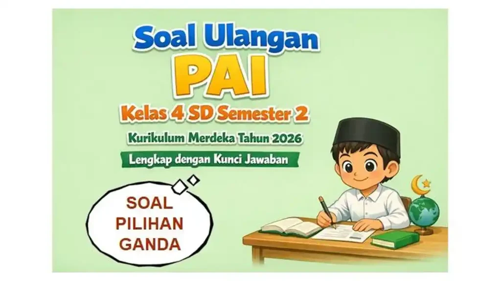 Akhirnya Tersedia Download Kunci Jawaban Soal Ulangan Kelas 4 Diknas K13 Lengkap 40 Soal Essay PPKN