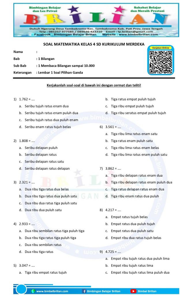 Akhirnya Terungkap! Download Kumpulan Soal Kelas 4 MI KTSP Paling Lengkap untuk Hadapi Ujian Sebelum Terlambat