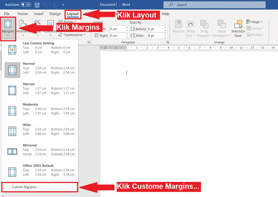 Terbukti 5 Cara Mengubah Satuan Margin di Microsoft Word dengan Mudah Sebelum Salah Pilih