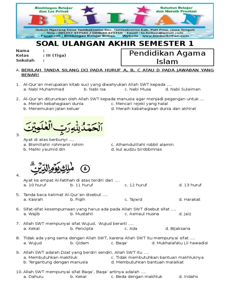 Terbukti 7 Cara Mudah Mengatasi Soal Agama Islam Kelas 3 SD Tentang Ikhlas yang Efektif