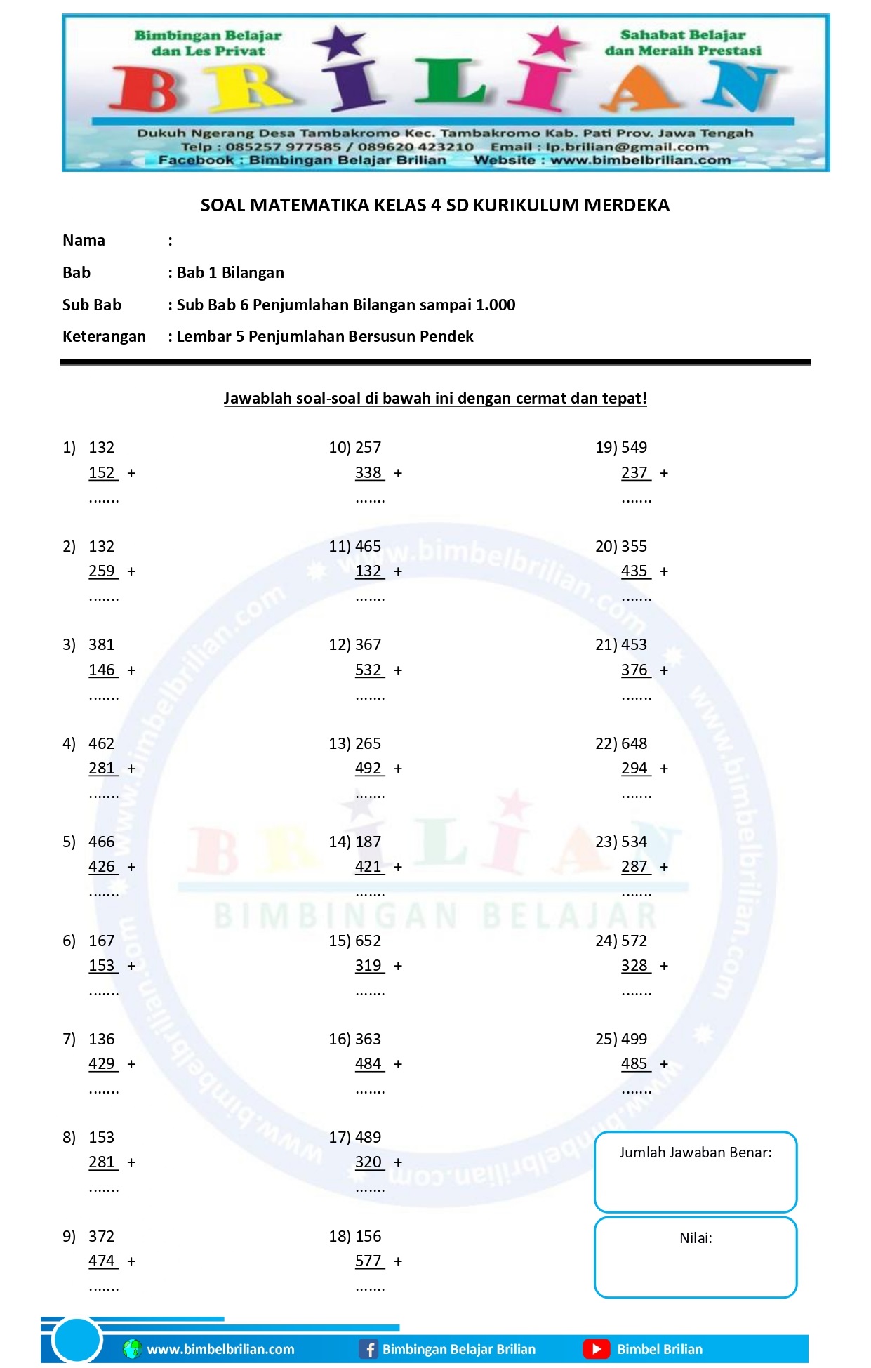 Ternyata Ini Kunci Sukses Ujian: Download Kumpulan Soal Matematika SD Kelas 4 5 6 Terbaru 2026