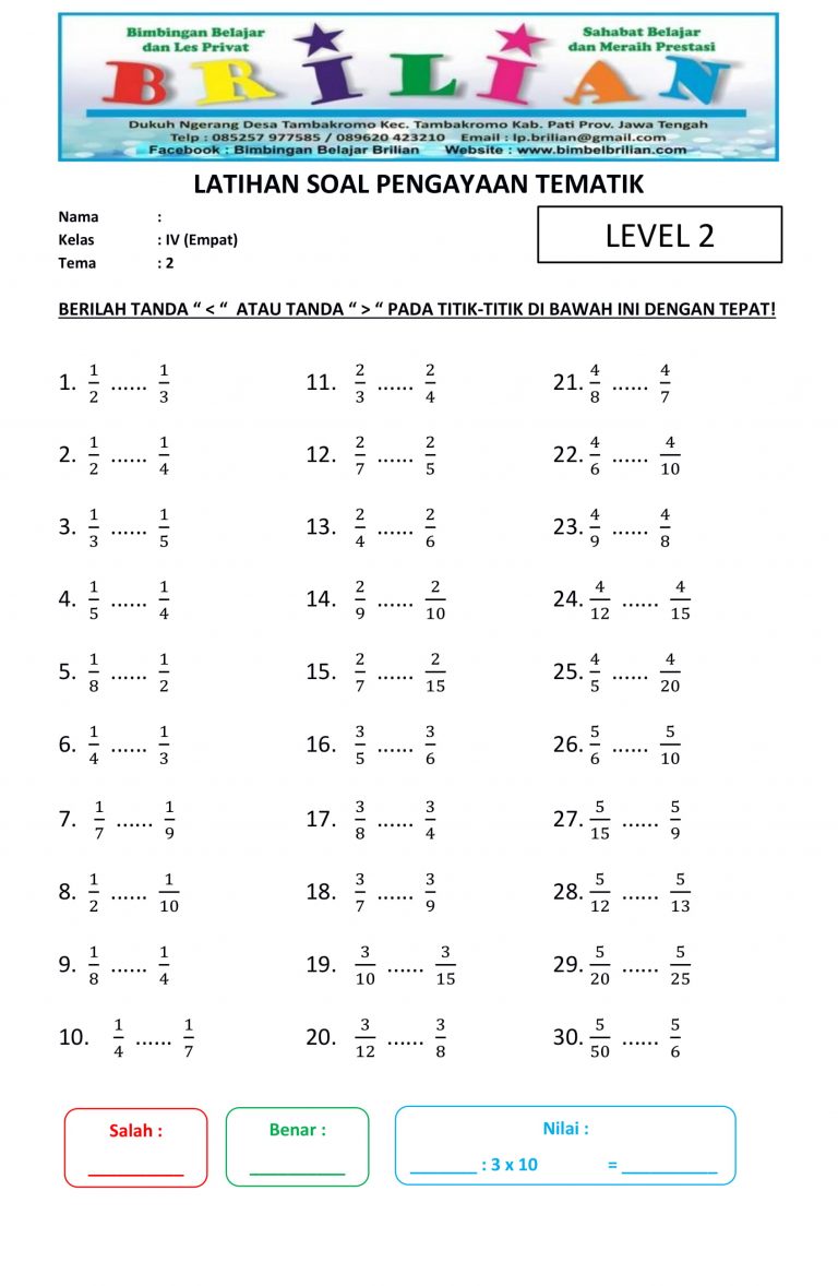 Ternyata Ini Rahasia Belajar Efektif dengan pdf soal matematika kelas 4 semester 2 pecahan yang Jarang Diketahui