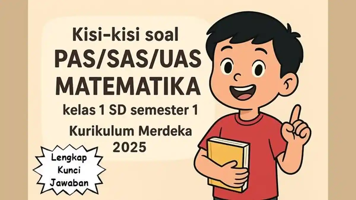 Kisi-kisi Soal PAS SAS UAS Matematika Kelas 1 SD Semester 1 Kurikulum Kisi-kisi Soal PAS SAS UAS Matematika Kelas 1 SD Semester 1 Kurikulum