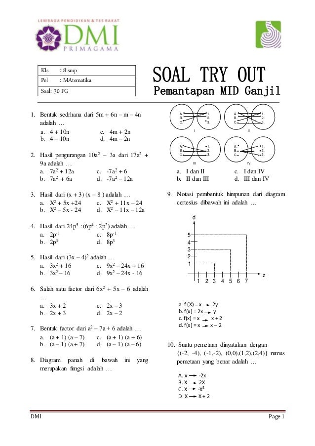 Rahasia Skor Sempurna dengan Latihan Soal dan Jawaban Matematika Kelas 8 Semester 2