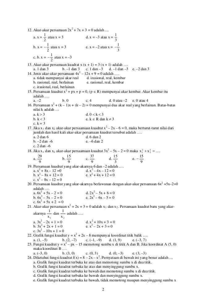 Rahasia Sukses Ujian Lewat Latihan Soal dan Pembahasan Matematika Kelas 10 Semester 2 Rahasia Sukses Ujian Lewat Latihan Soal dan Pembahasan Matematika Kelas 10 Semester 2
