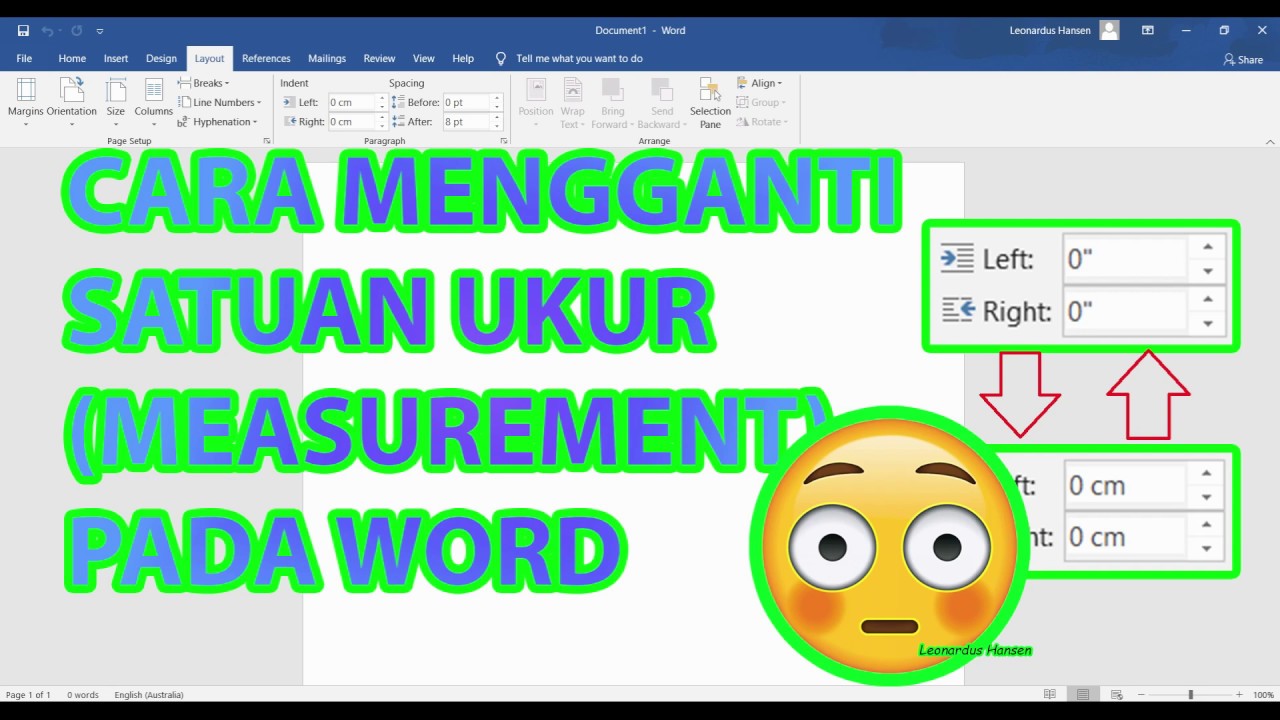 Ternyata Begini Cara Mengubah Satuan Ukur Mc Word 2007 Agar Kerja Lebih Cepat Ternyata Begini Cara Mengubah Satuan Ukur Mc Word 2007 Agar Kerja Lebih Cepat