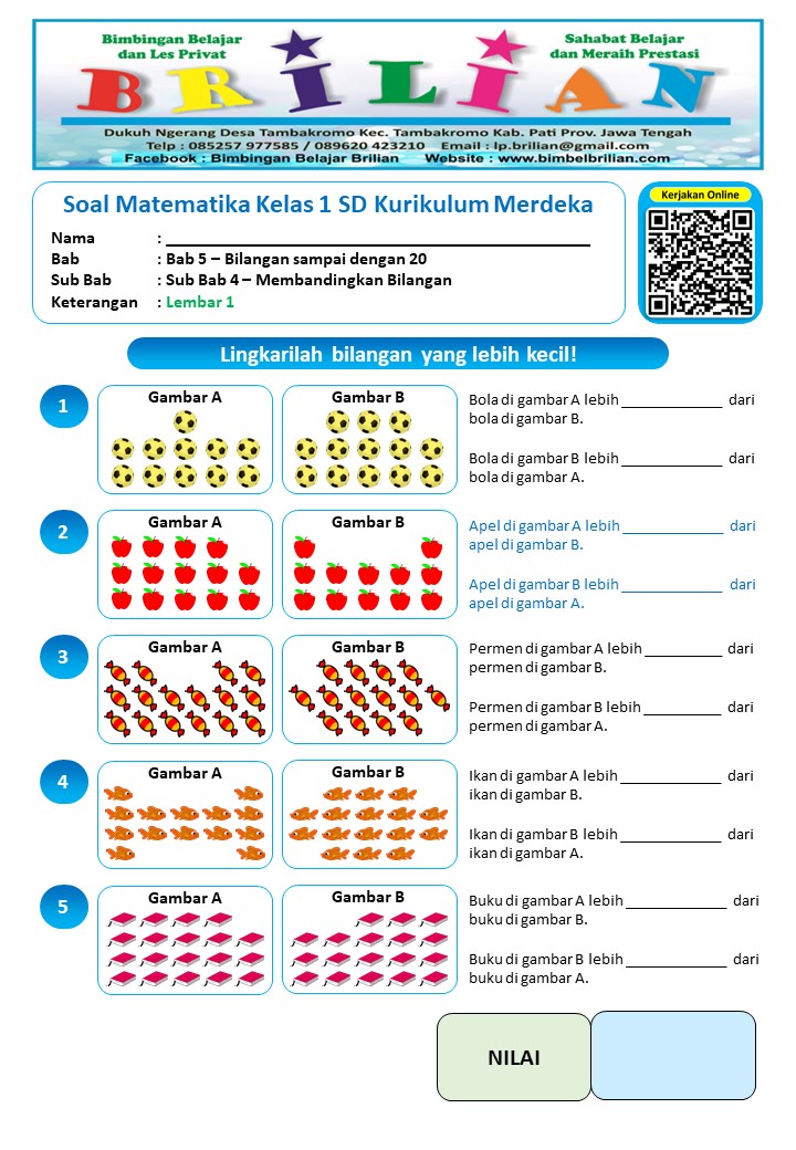 Wajib Tahu! 10 Contoh Soal Bilangan Cacah Kelas 1 SD Agar Anak Cepat Pintar Matematika Wajib Tahu! 10 Contoh Soal Bilangan Cacah Kelas 1 SD Agar Anak Cepat Pintar Matematika